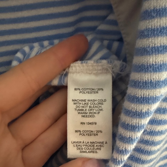 Vineyard Vines Blue and White Striped Shirt - Picture 4 of 4